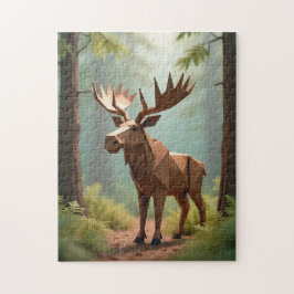 Origami Moose Puzzle