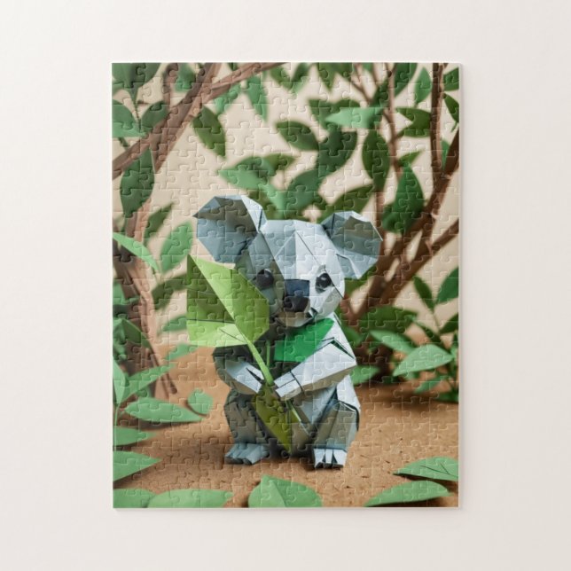 Origami Niedlich Koala Puzzle (Vertikal)