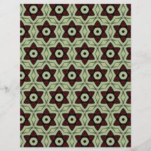 Origami-Papier Beige Schwarz Rot Anpassbar Hobby K Flyer