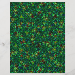 Origami-Papier Grün-Maroon Anpassbar Hobby Kunst Flyer