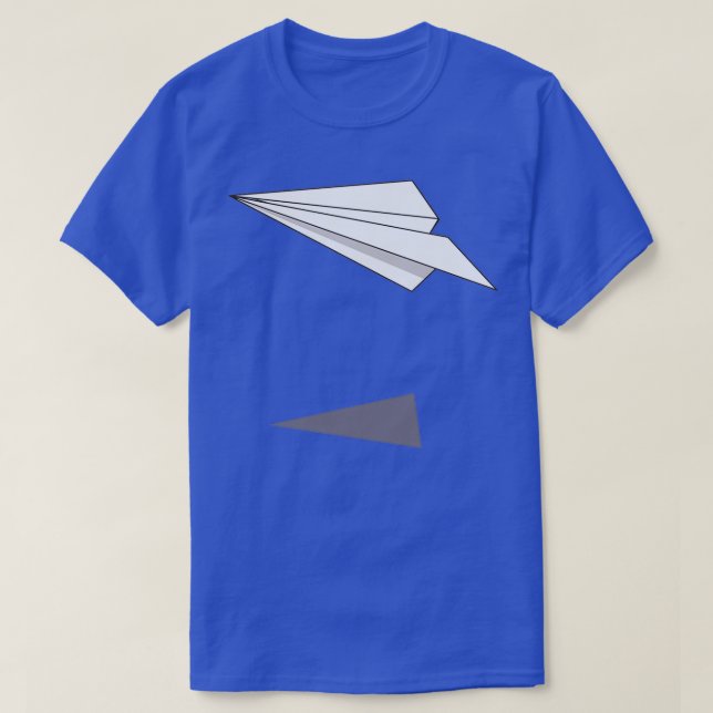 Origami-Papierflugzeug T-Shirt (Design vorne)