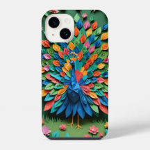 Origami-Pfau