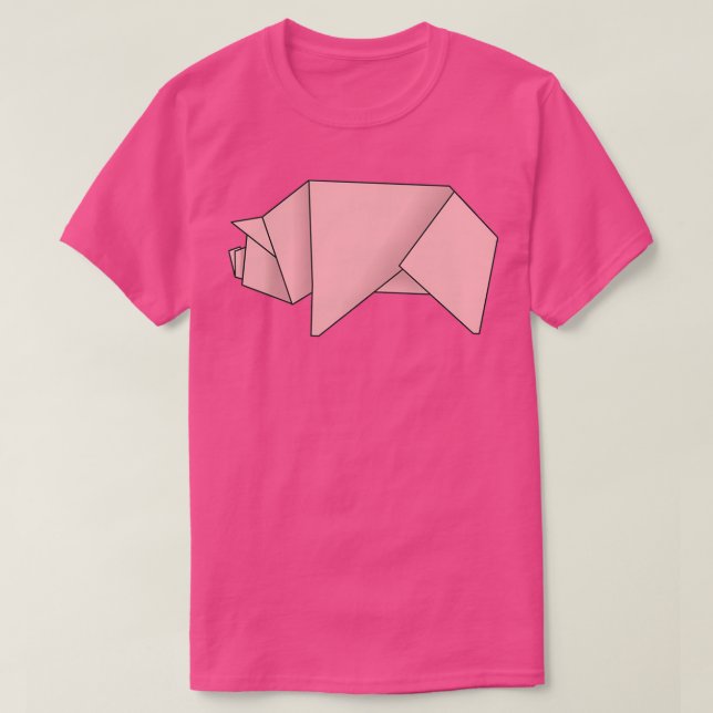 Origami Piggy T-Shirt (Design vorne)