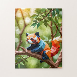 Origami Roter Panda  Puzzle