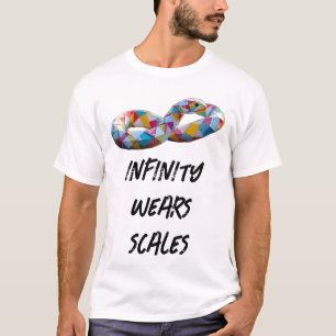 Origami-Schlangensymbol der Unendlichkeit T-Shirt
