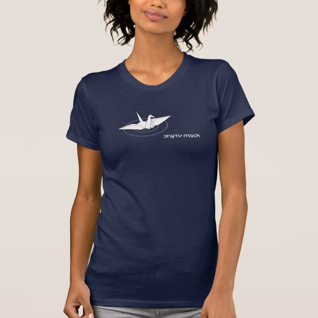 Origami Schwan T-Shirt (Vorderseite)