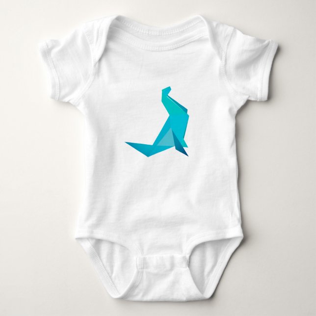 Origami Siegel Summer Baby Bodysuit Baby Strampler (Vorderseite)