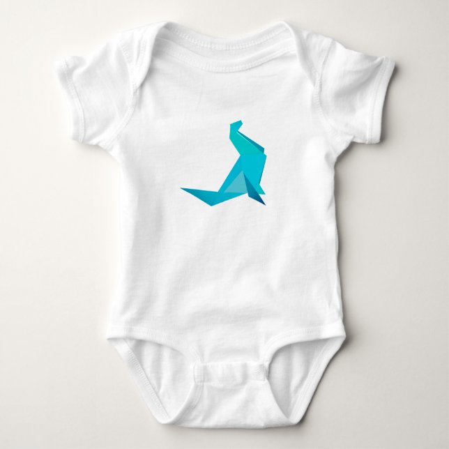 Origami Siegel Summer Baby Bodysuit Strampler (Vorderseite)