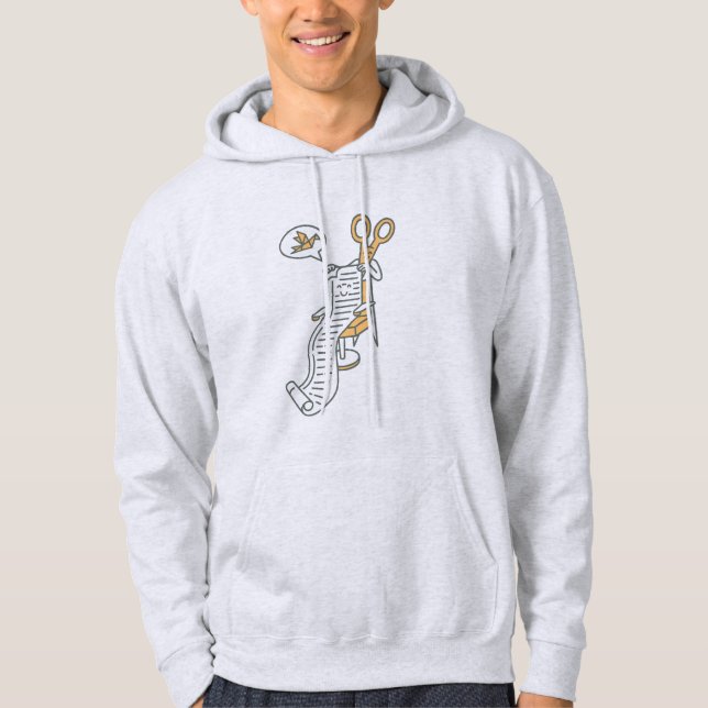 Origami-Stil, bitte Hoodie (Vorderseite)