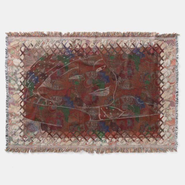 Origami Traditional Asian Motif Decke (Vorderseite)