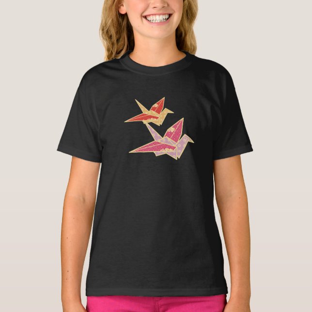 Origami Tsuru T-Shirt (Vorderseite)
