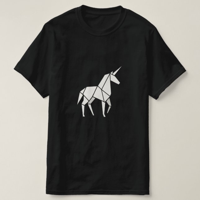 ORIGAMI UNICORN T-Shirt (Design vorne)
