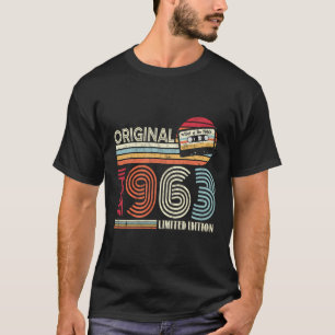 Original 1963 Geburtstag Gitarren Musicians Casset T-Shirt