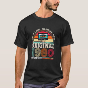 Original 1980 42. Geburtstag für Männer und Frauen T-Shirt