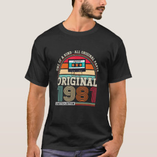 Original 1981 41. Geburtstag für Männer und Frauen T-Shirt