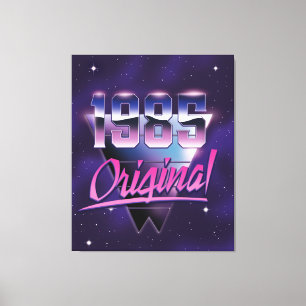 Original 1985 leinwanddruck
