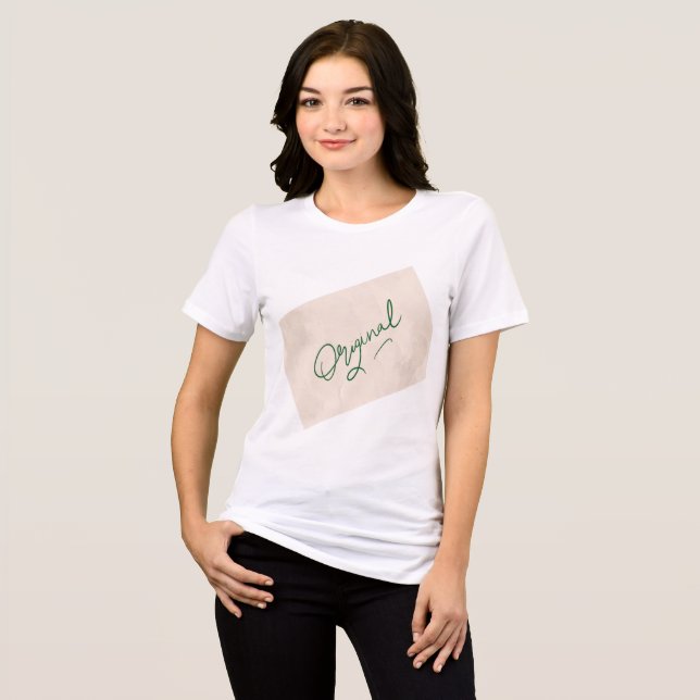Original 1 Bella+Canvas Damen Tri-Blend  Shirt (Vorderseite voll)
