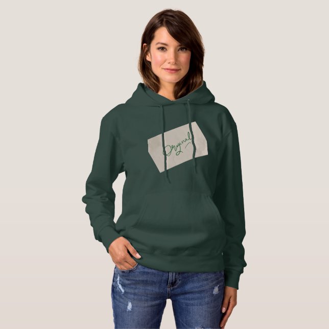 Original 1 Deep Forest Damen Pullover Kapuzenpullo (Vorne ganz)