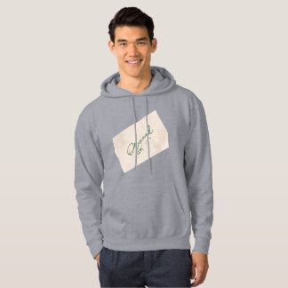 Original 1 Grauer Pullover Hoodie für Männer