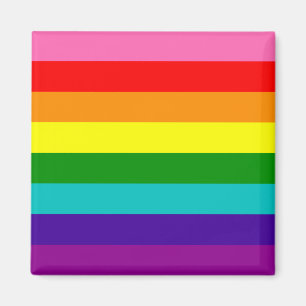 Original 8-Streifen LGBT-Gay Pride-Regenbogenflagg Magnet