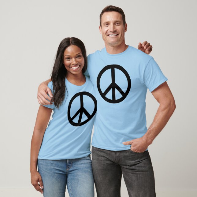 Original abgeschiedenes Friedenssymbol T-Shirt (Unisex)