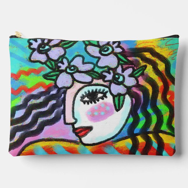 Original Abstraktes Digitalbild Zubehörtasche (Vorderseite)