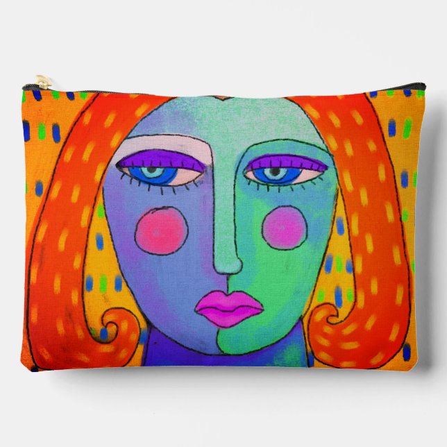 Original Abstraktes Digitalbild Zubehörtasche (Vorderseite)