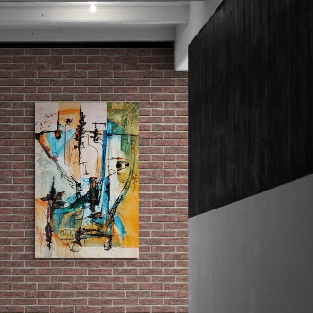 Original Acrylmalerei auf Plakatpapier (Matte) Poster (Von Creator hochgeladen)