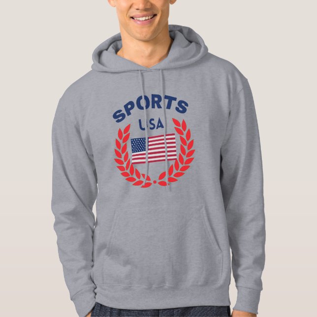 Original America Sports USA Flag Hoodie (Vorderseite)