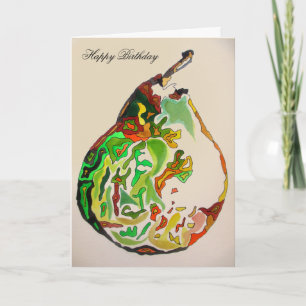 Original-Aquarellbild für Peer Art Karte