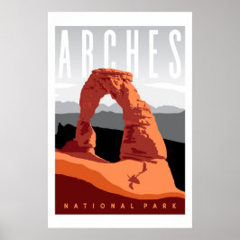 Original Arches Nationalpark Poster