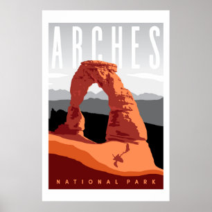 Original Arches Nationalpark Poster