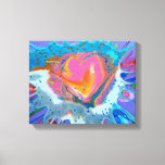 Original Art Herz me Canvas Print Leinwanddruck<br><div class="desc">abstrakte Kunst, die mit Farbe, Bewegung und Textur für die fröhlich kuratierte Wand "Heart Me" tropft, war ein sehr phantastischer Fehler. Der ursprüngliche Spin Pour war auf lila rosa Stiefmütterchen. Aber wie bei Spins ziehen sie sich manchmal zu sehr aus. Also fügte ich diesen sehr prächtigen Herzspin als Overlay hinzu....</div>