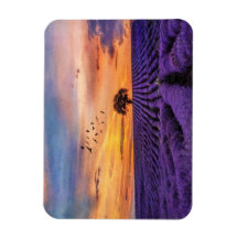 Original Art Lone Tree Friedliche Landschaft