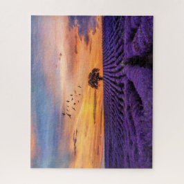 Original Art Lone Tree Friedliche Landschaft Puzzle