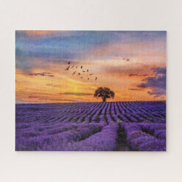 Original Art Lone Tree Friedliche Landschaft Puzzle