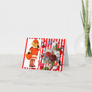 ORIGINAL ART VALENTINE'S DAD Falted Grußkarte Karte