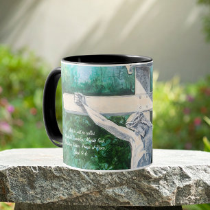 Original Art Work Christmas Isaiah 9:6 Tasse
