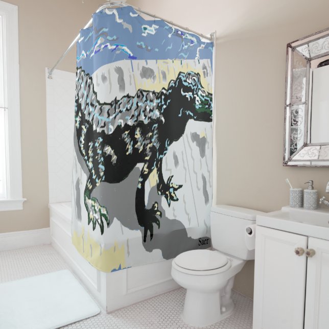 Original Art Work/Prints von Sarr Duschvorhang (Beispiel)