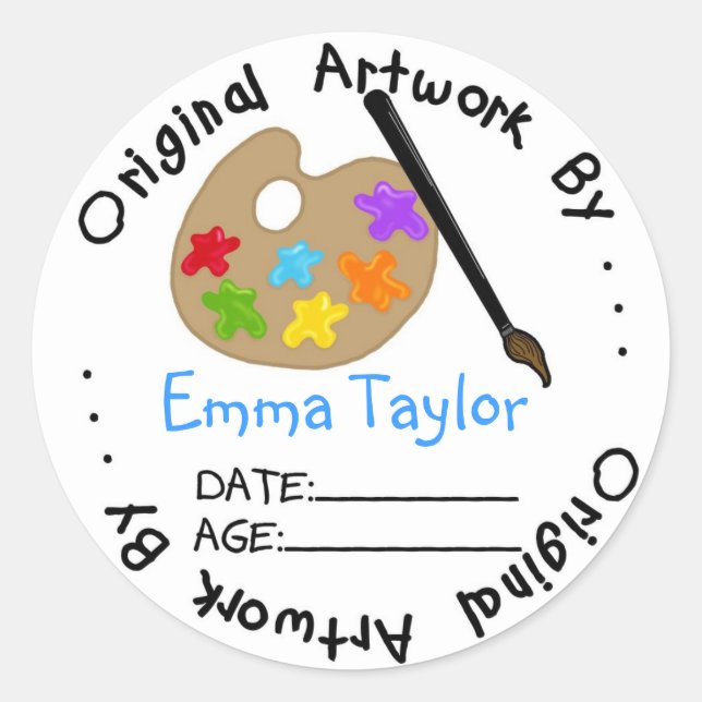 Original Artwork Stickers (Vorderseite)