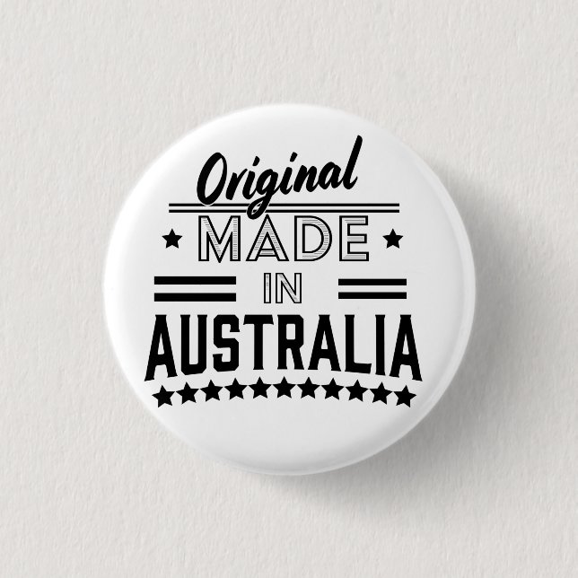 Original aus Australien Button (Vorderseite)