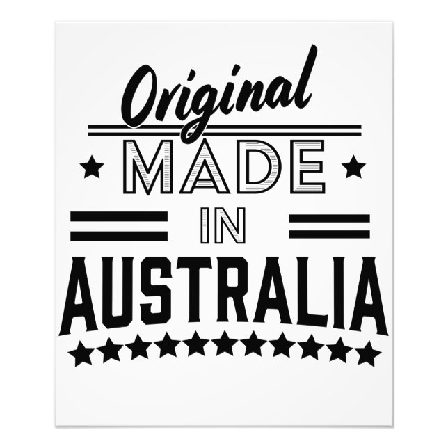 Original aus Australien Fotodruck (Vorne)
