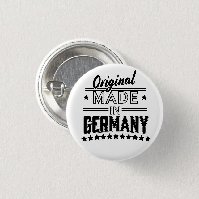 Original aus Deutschland Button (Vorne & Hinten)