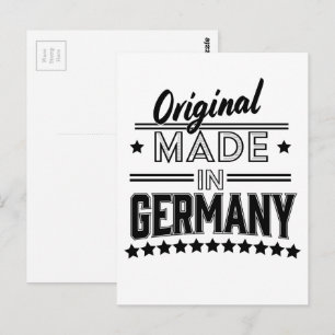 Original aus Deutschland Postkarte