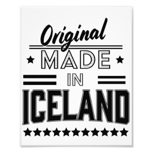 Original aus isländischem Foto