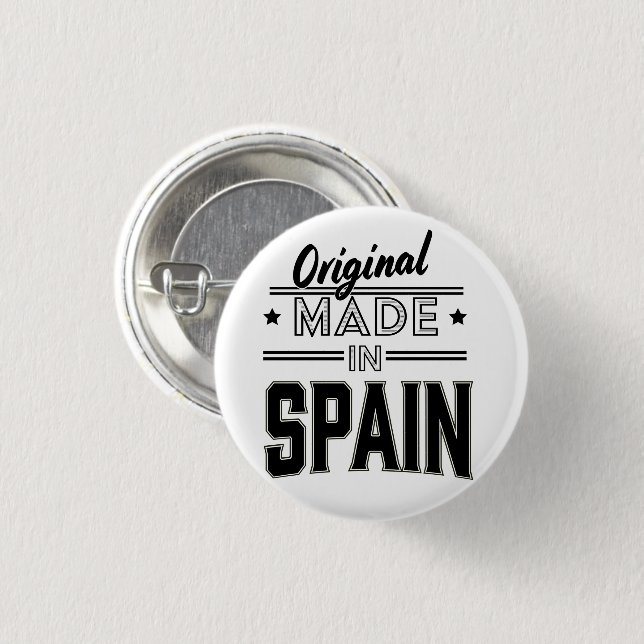 Original aus Spanien Button (Vorne & Hinten)