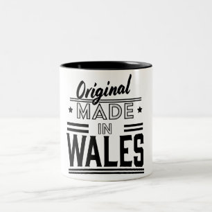Original aus Wales Zweifarbige Tasse