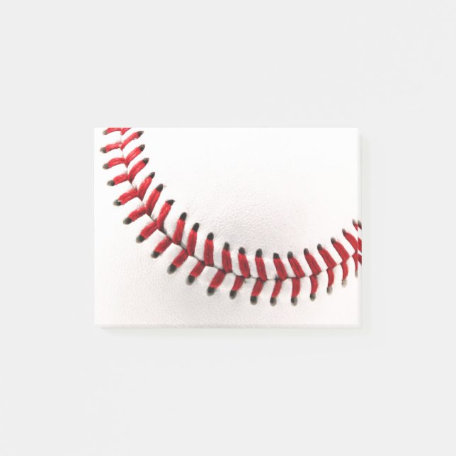Original Baseball Post-it Klebezettel (Vorderseite)