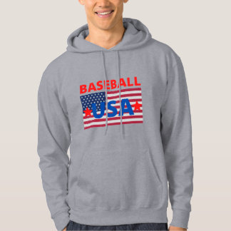 Original Baseball USA Flag Wahre klassische T-Shir Hoodie