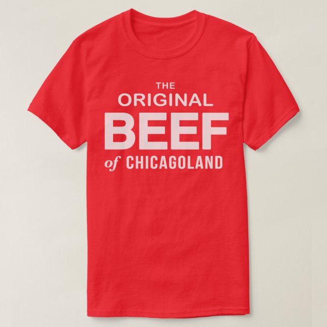 Original Beef von Chicagoland T-Shirt (Design vorne)